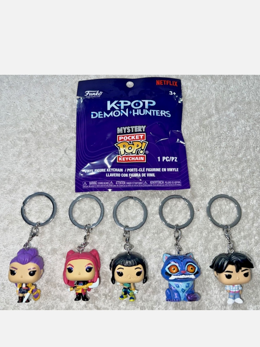 Funko K-Pop Demon Hunters Pocket Pop! Keychain Set - 5 piece